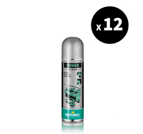 12x Nettoyant MOTOREX Power Clean spray 5ml - dégraissant moto compact haute performance