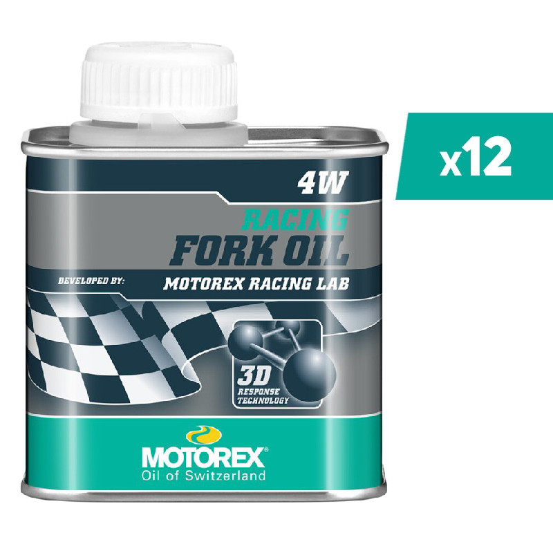 Huile de fourche MOTOREX Racing Fork Oil - 4W 25ML x12