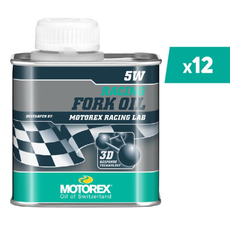 Huile de fourche MOTOREX Racing Fork Oil - 5W 25ML x12