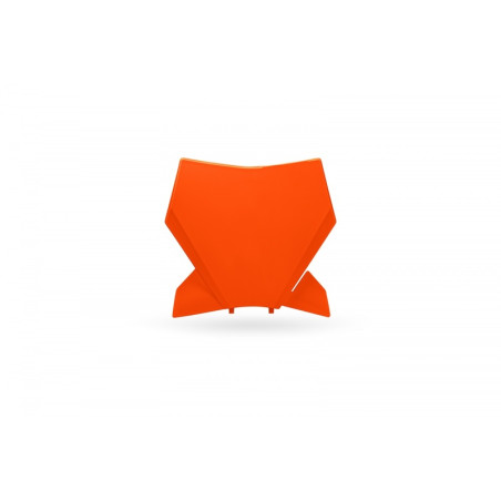 Plaque numéro frontale UFO Orange 125/250/350/450 SX / SX-F 2023–2025 – Protection et style motocross