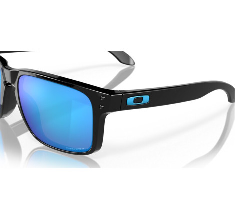 Lunettes de soleil OAKLEY Holbrook Verres Prizm Sapphire - Monture Polished Black