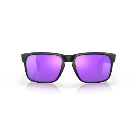 Lunettes de soleil OAKLEY Holbrook Verres Prizm Violet - Monture Matte Black