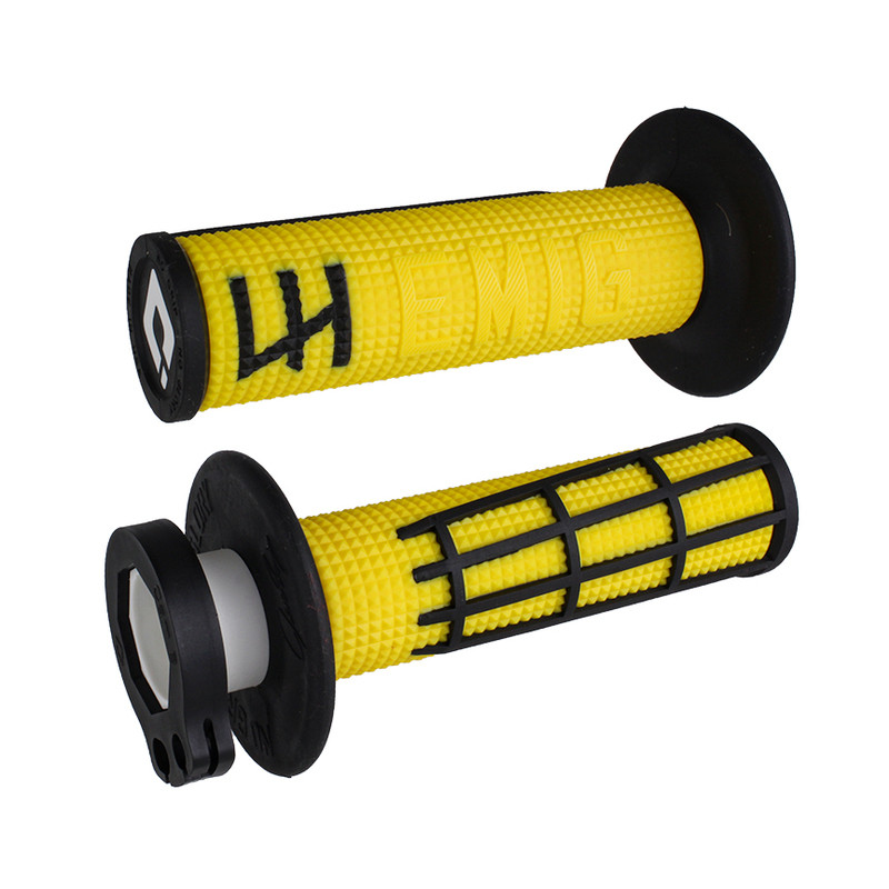Revêtements de poignées ODI EMIG 2.0 V2 Lock-On jaune