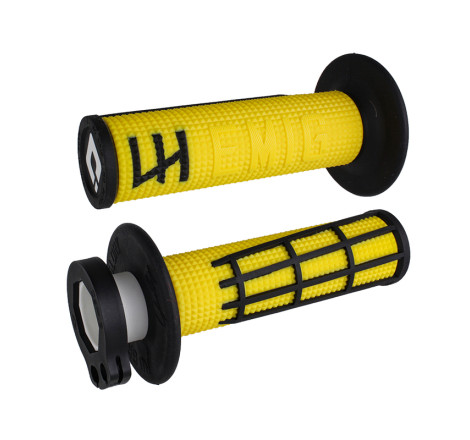 Revêtements de poignées ODI EMIG 2.0 V2 Lock-On jaune