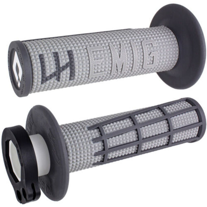 Revêtements de poignées ODI EMIG 2.0 V2 Lock-On gris