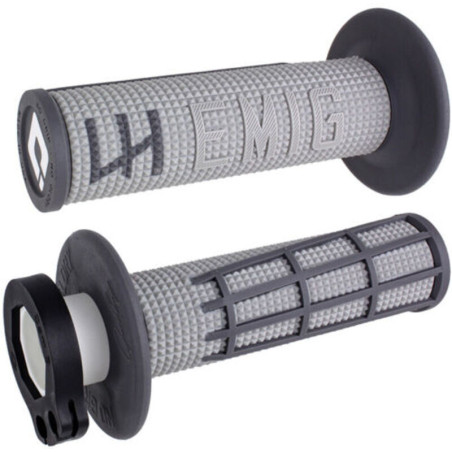 Revêtements de poignées ODI EMIG 2.0 V2 Lock-On gris