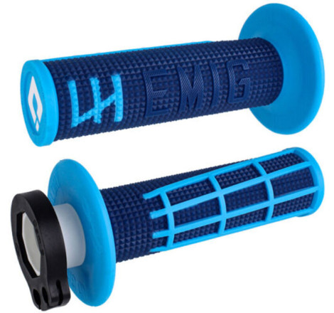 Revêtements de poignées ODI EMIG 2.0 V2 Lock-On bleu