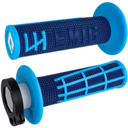 Revêtements de poignées ODI EMIG 2.0 V2 Lock-On bleu