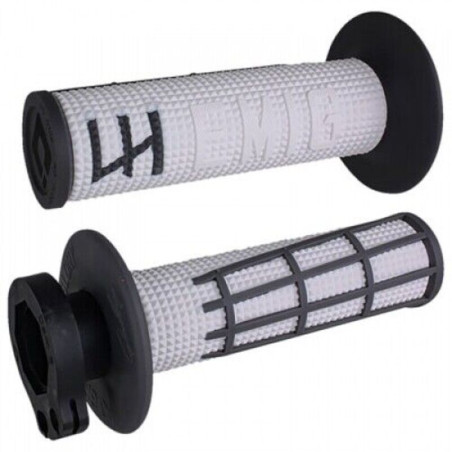 Revêtements de poignées ODI EMIG 2.0 V2 Lock-On blanc/noir