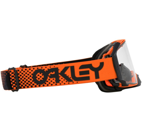 Masque OAKLEY Airbrake MX Moto Orange B1B – écran clair