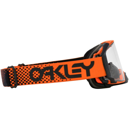 Masque OAKLEY Airbrake MX Moto Orange B1B – écran clair