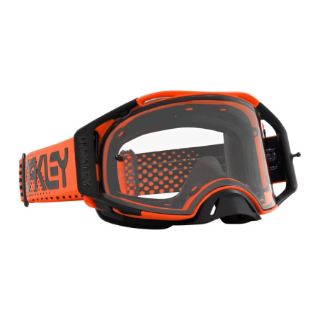 Masque OAKLEY Airbrake MX Moto Orange B1B – écran clair