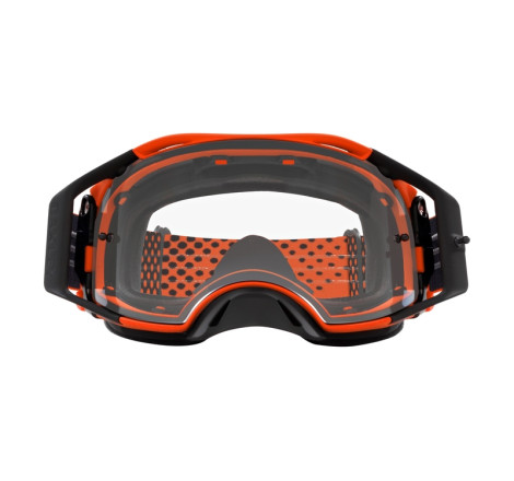 Masque OAKLEY Airbrake MX Moto Orange B1B – écran clair