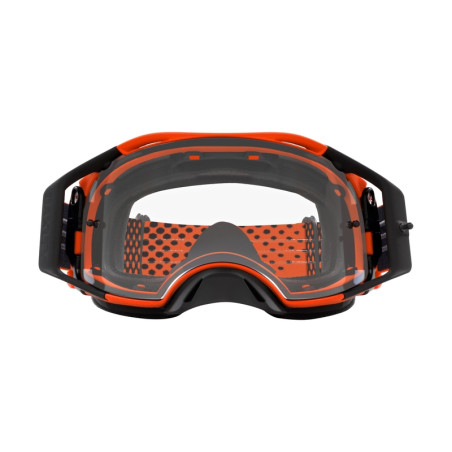 Masque OAKLEY Airbrake MX Moto Orange B1B – écran clair