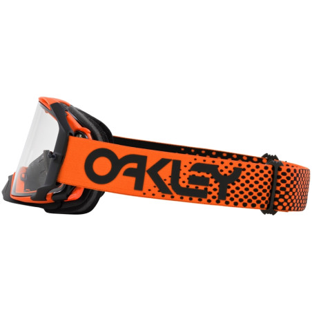 Masque OAKLEY Airbrake MX Moto Orange B1B – écran clair