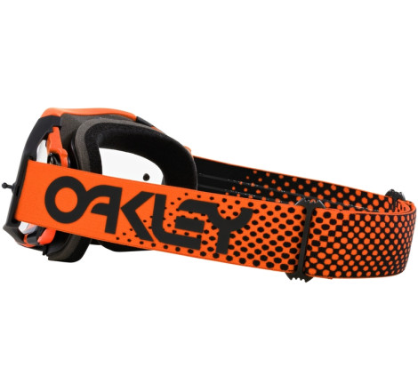 Masque OAKLEY Airbrake MX Moto Orange B1B – écran clair