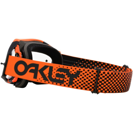 Masque OAKLEY Airbrake MX Moto Orange B1B – écran clair