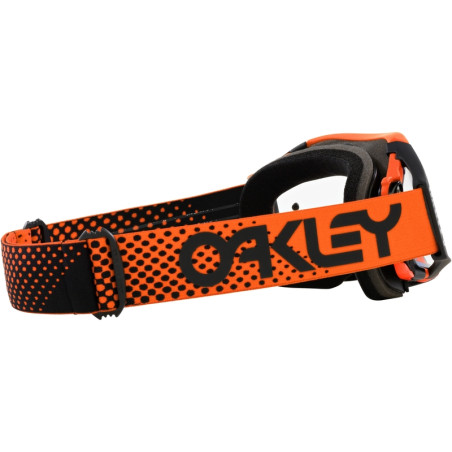 Masque OAKLEY Airbrake MX Moto Orange B1B – écran clair