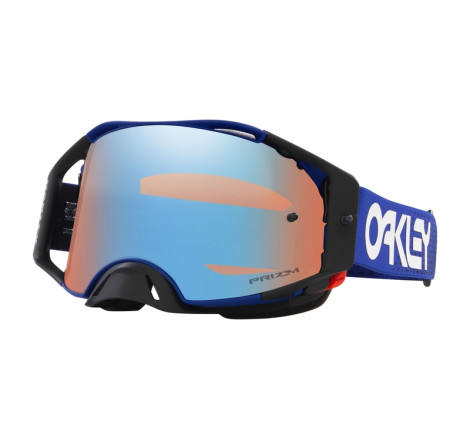 Masque OAKLEY Airbrake MX Moto Blue B1B – Écran Prizm™ MX Sapphire