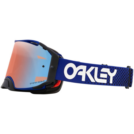 Masque OAKLEY Airbrake MX Moto Blue B1B – Écran Prizm™ MX Sapphire