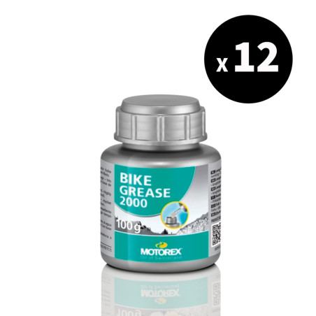 12x Graisse moto MOTOREX Bike Grease 2 100ml - lubrification haute performance et protection mécanique
