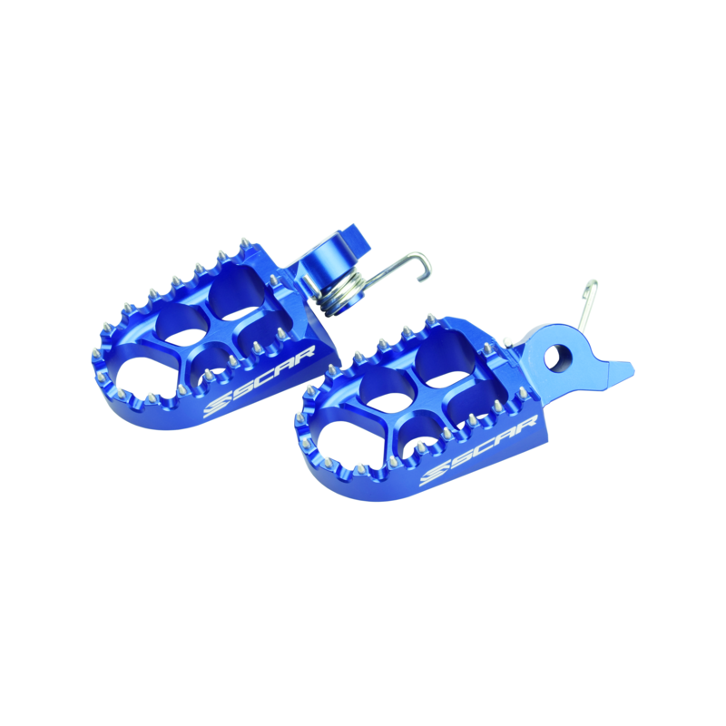 Repose-pieds SCAR Evo - bleu 450 YZ-F 2023 à 2025