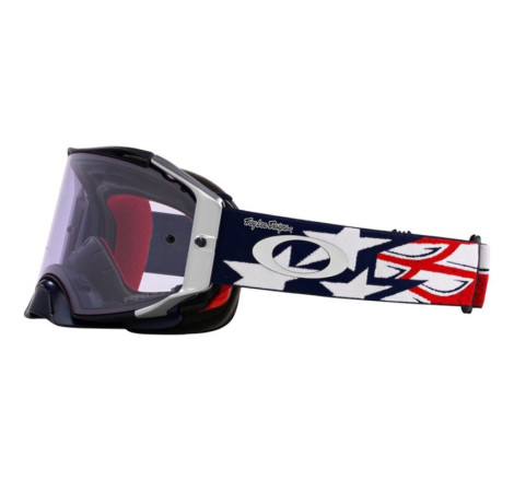 Masque OAKLEY Airbrake MX TLD Red White Blue Wings – écran Prizm™ MX Low Light
