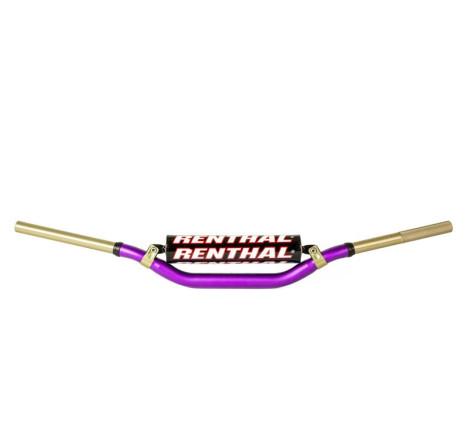 Guidon RENTHAL Twinwall 996 Villopoto/Stewart violet