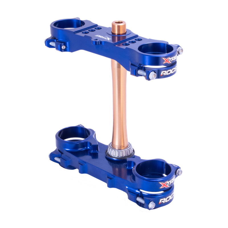 Té de fouche XTRIG ROCS Tech - bleu 250/450 YZ-F/XXF