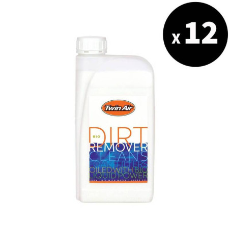 12x Nettoyant filtre à air TWIN AIR Bio Dirt Remover 1L - entretien moto écologique haute performance