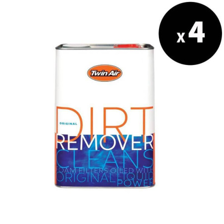 4x Nettoyant filtre à air TWIN AIR Liquid Dirt Remover 4L - entretien moto haute performance