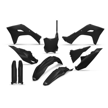 Kit plastiques complet UFO Noir pour Kawasaki KX-F 250 / 450