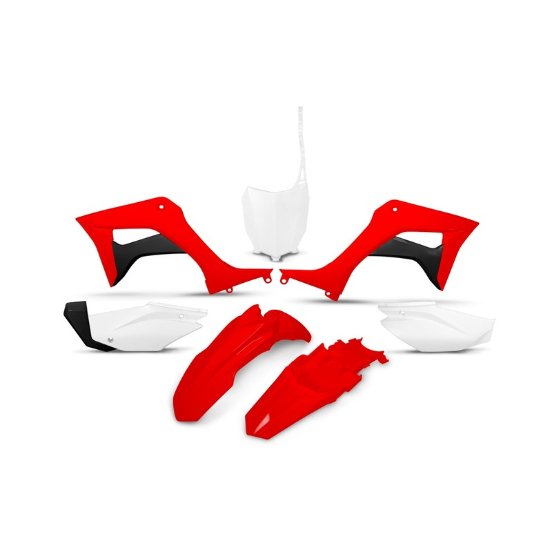 Kit plastiques UFO Rouge pour Honda CRF 110 – 2019 à 2023