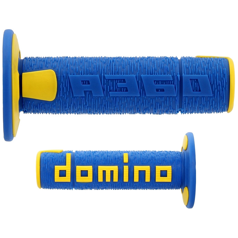 Revêtements Domino A360 Off-road Comfort Grips ergonomiques bleu