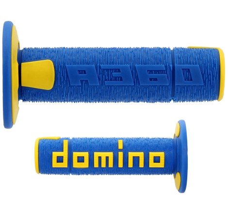 Revêtements Domino A360 Off-road Comfort Grips ergonomiques bleu