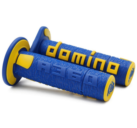 Revêtements Domino A360 Off-road Comfort Grips ergonomiques bleu