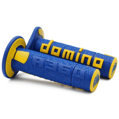 Revêtements Domino A360 Off-road Comfort Grips ergonomiques bleu
