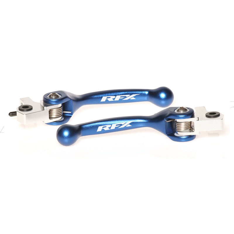 Ensemble de leviers flexibles forgés RFX Race bleu 125/250/350/450 TC/FC 2024-2025