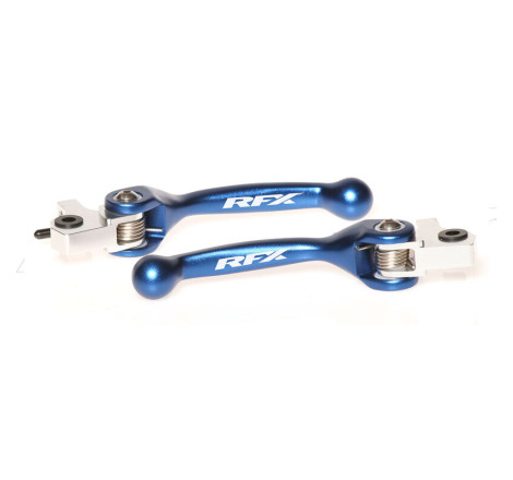 Ensemble de leviers flexibles forgés RFX Race bleu 125/250/350/450 TC/FC 2024-2025