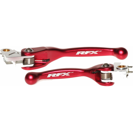 Ensemble de leviers flexibles forgés RFX Race rouge 125/250/350/450 MC/MC-F 2024-2025
