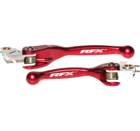 Ensemble de leviers flexibles forgés RFX Race rouge 125/250/350/450 MC/MC-F 2024-2025