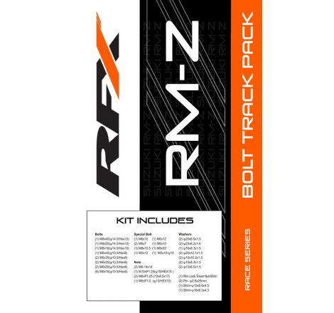 Kit visserie Track Pack RFX Race Series