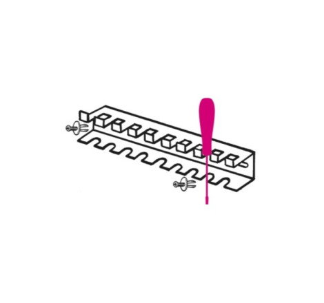 Support pour tournevis Beta SPG11 en tôle atelier