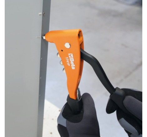 Pince à riveter robuste Beta avec 4 buses interchangeables