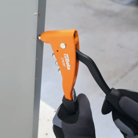 Pince à riveter robuste Beta avec 4 buses interchangeables