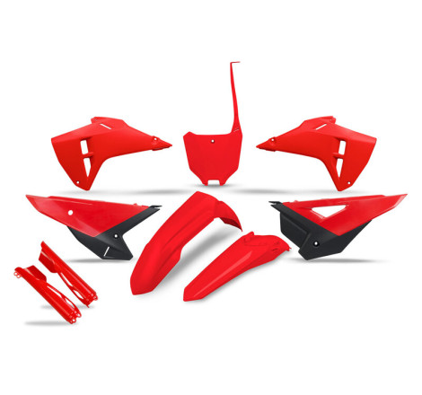 Kit plastiques complet + protections de fourche UFO OEM pour Honda CRF 250 / 450 – 2025