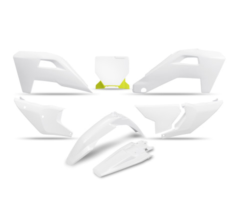 Kit plastiques UFO Blanc OEM pour Husqvarna TC / FC 125 / 250 / 350 / 450 – 2025