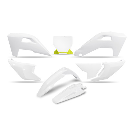 Kit plastiques UFO Blanc OEM pour Husqvarna TC / FC 125 / 250 / 350 / 450 – 2025
