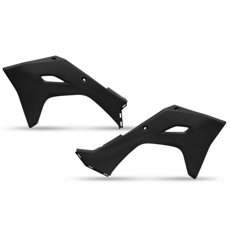 Ouïes de radiateur UFO Noir pour Kawasaki KX-F 250/450