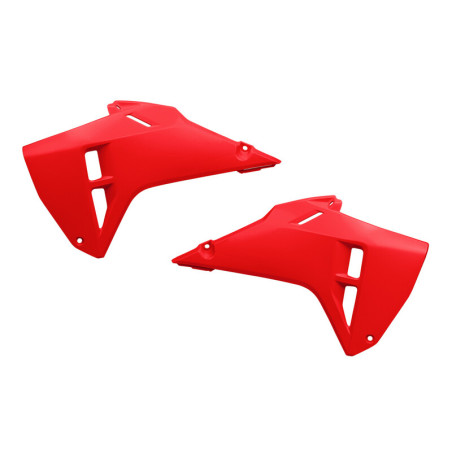 Ouïes de radiateur UFO Rouge pour Honda CRF 250/450 2025
